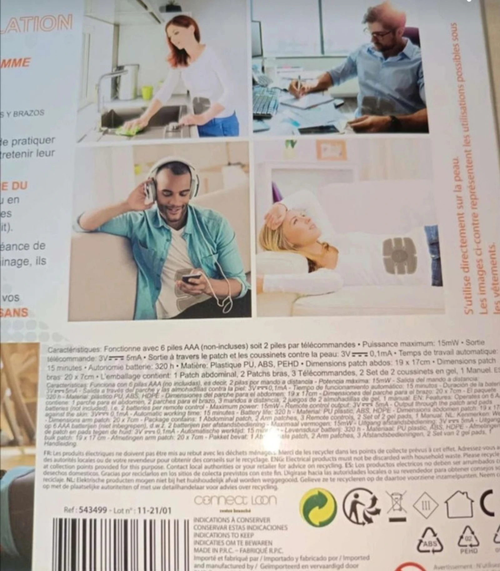 Aparelho de eletroestimulação novo para braços e abdominais – photo 7